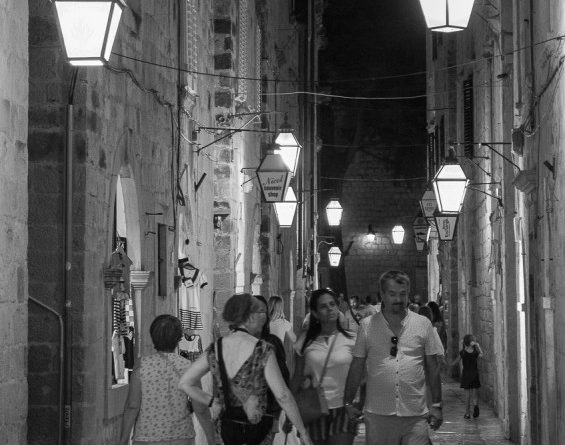 Strolling Through The Old Town by Naomi Ward