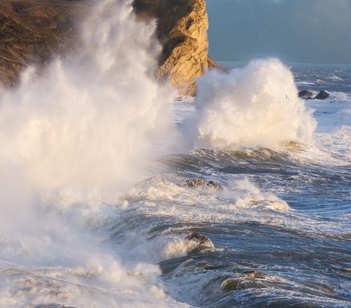 Stormy seas, Jurassic coast