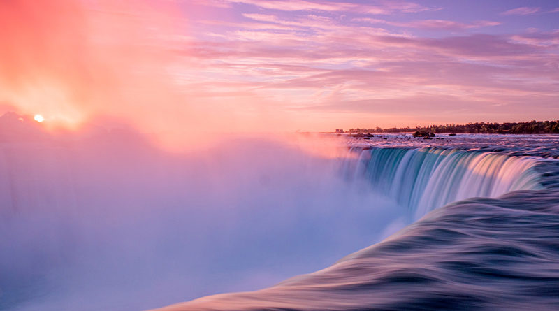 Linda Kent for Horseshoe Falls Niagara at sunrise