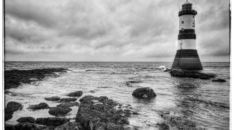 Penmon Lighthouse by Kathryn Graham