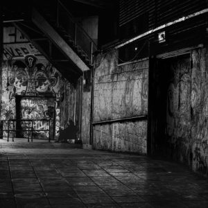 Man in the  shadows